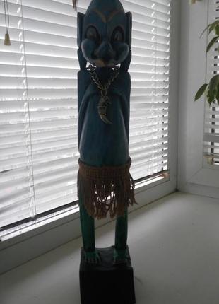 Скульптура африканского идола для интерьера1 фото