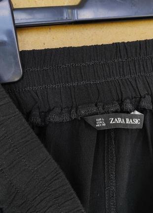 Свободные лёгкие шорты на резинке высокая посадка zara4 фото