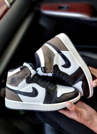 Nike air jordan 1 retro dark mocha2 фото