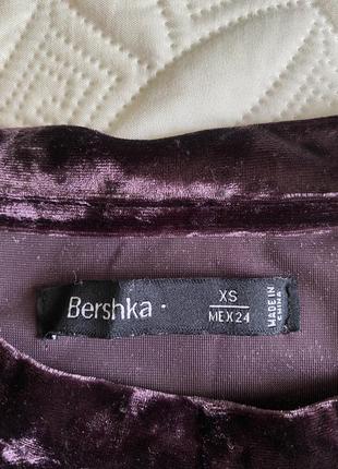 Топ з велюру bershka s-m2 фото