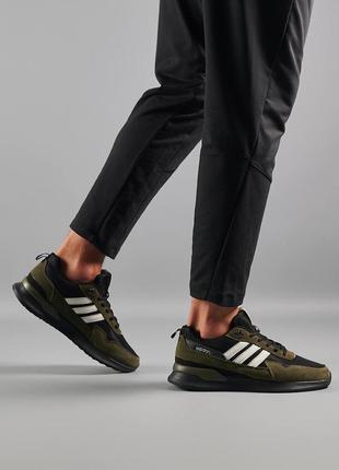 Мужские кроссовки adidas retropy адидас хаки8 фото