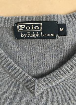 Пуловер шерстяной мужской стильный модный ориг инал ralph lauren размер m/l3 фото