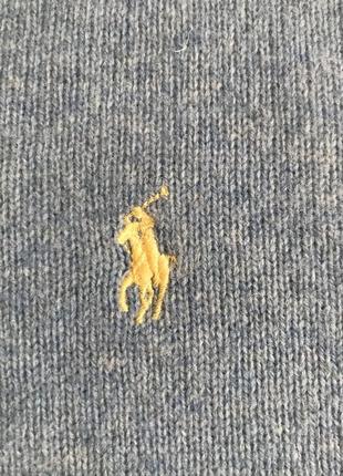 Пуловер чоловічий шерстяний стильний модний ориг інал ralph lauren розмір m/l7 фото