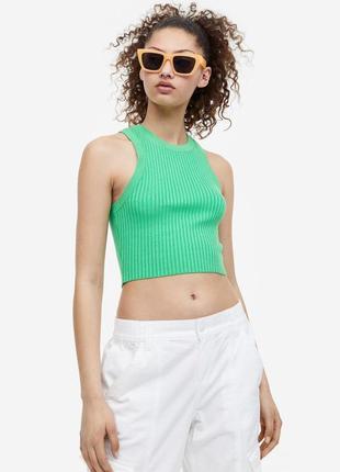 Топ в рубчик h&m
