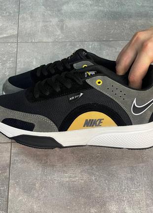 Мужские кроссовки nike black yellow5 фото