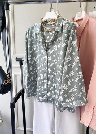 Сорочка zara сорочка в піжамному стилі шовкова сорочка рубашка zara рубашка в пижамном стиле5 фото