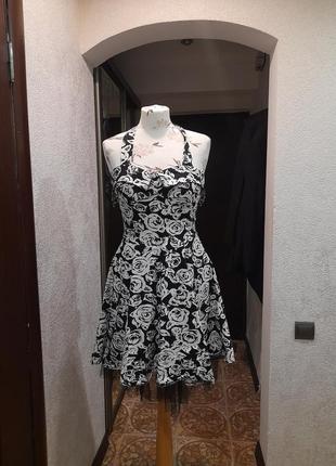 Платье в готическом стиле панк гранж лоза аниме