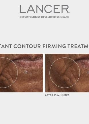 Концентрований крем для обличчя lancer instant contour firming treatment with squalane + cone snail venom bio-peptide7 фото