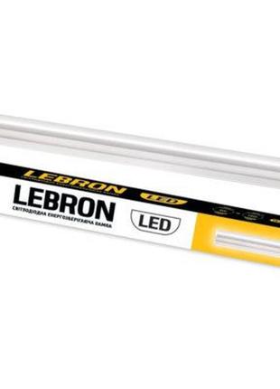 Led светильник lebron l-t5-al, 8w, 4100k, 700lm, 600мм, сетевой ш.