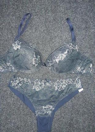 Комплект нижньої білизни jadea 4684 avio push up + brasiliano