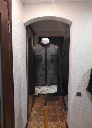 Блуза прозрачная в готическом стиле панк гранж лоза аниме9 фото