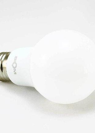 Светодиодная лампа груша biom bt-509 a60 10w e27 3000к матовая2 фото