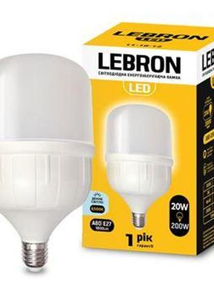 Led лампа lebron l-а118, 40w, е27-е40, 6500k, 3200lm