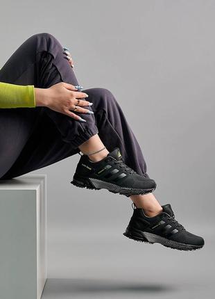 Женские кроссовки adidas marathon tr 26 адидас марафон тр 26 черные4 фото