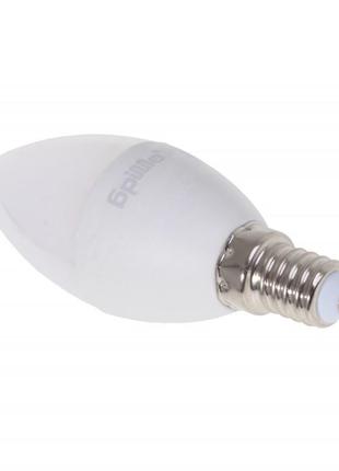 Лампа світлодіодна e14 led 5w ww c37 dim3 фото