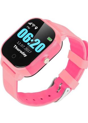 Дитячий смарт-годинник lemfo df50 ellipse aqua з gps трекером рожевий (swjetdf50pink)2 фото