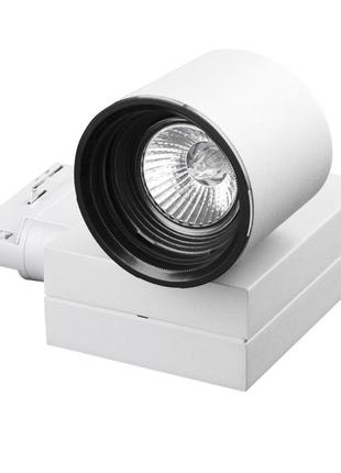 Светильник трековый поворотный под лампу kw-3/50w gu10 sl