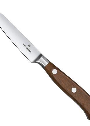 Кухонний кований ніж victorinox grand maitre wood kitchen 100 мм дерево (7.7200.10g)