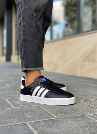 Жіночі кросівки adidas samba black white знижка sale / smb