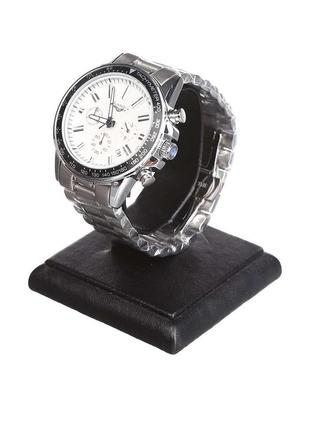 Часы мужские guanqin gs19057 cs black-white-silver (gs19057bws)
