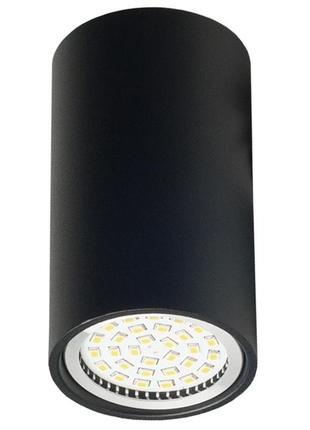 Подсветка тубус накладная al-77/1 gu10 sbk ip20