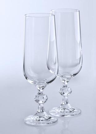 Набор бокалов для шампанского 180ml 6шт гестия ngc102setchamp2 фото