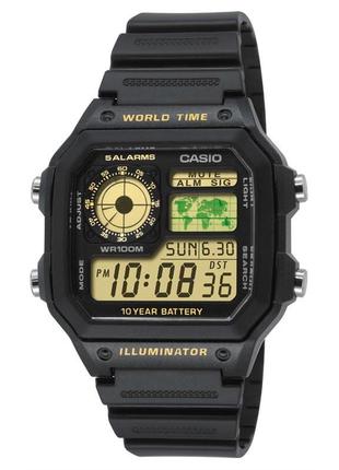 Чоловічий годинник casio ae-1200wh-1b