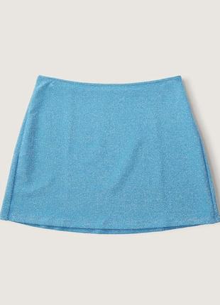 Пляжная одежда мини юбка и топ swim shimmer cover-up mini skirt and top victoria’s secret pink2 фото