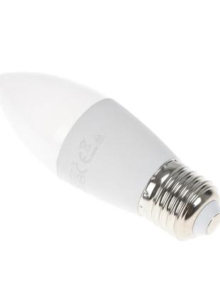 Лампа светодиодная e27 led 7w ww c37-pa "sg"3 фото