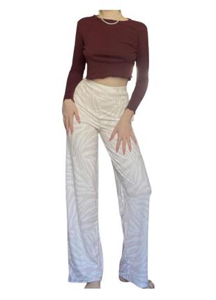 Брюки штаны клеш плаццо трубы винтаж zara bershka shein boohoo plt old money