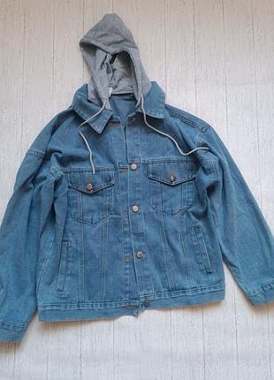 Нова якісна джинсова курточка, р.м