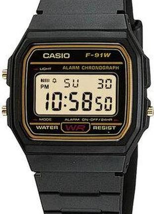 Чоловічий годинник casio f-91wg-9