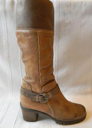 Зимние кожаные сапоги bata р.37 стелька 25-25,3 см2 фото