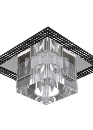 Светильник точечный декоративный hdl-g163 white crystal1 фото