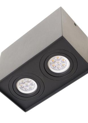 Підсвітка тубус al-727/2 gu10 bk ip20