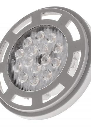 Лампа светодиодная gu10 led 15w ww ar111 dim