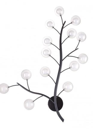 Потолочная люстра на 14 лампочек  в спальню br-01 656c/14 g4 bk2 фото