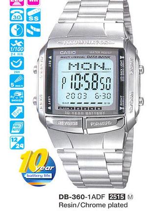 Чоловічий годинник casio db-360-1a