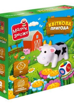 Игра настольная цветочное приключение, укр., в кор. 22*22*6см, тм vladi toys, украина