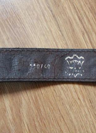 Прочный качественный кожаный ремень пасок пояс настоящий мужской бренд diesel