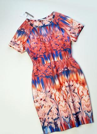 Красиве щільне у принт сукню від zara2 фото