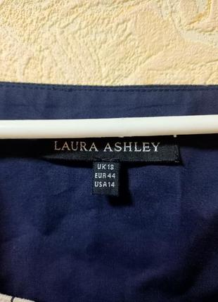 Платье белые цветы на синем laura ashley8 фото