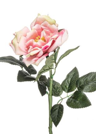 Штучна троянда шипшина велика, 1 голова рожевий