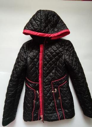 Эффектная красивая добротная тёплая стеганая курточка larex3 фото