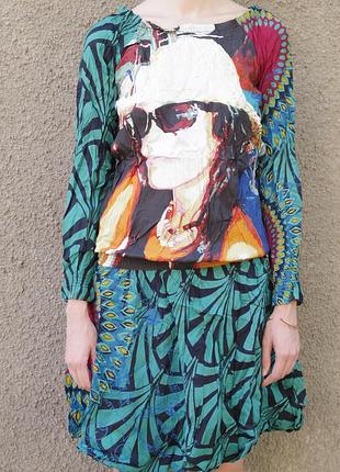 Платье с рукавами desigual размер 36