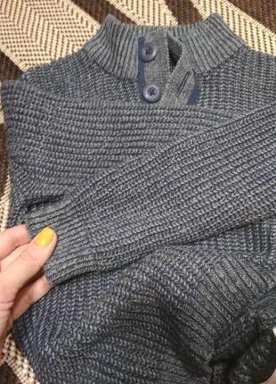 Стильный свитер кофта крупной вязки от f&f для мальчика, р. 3-4 года5 фото