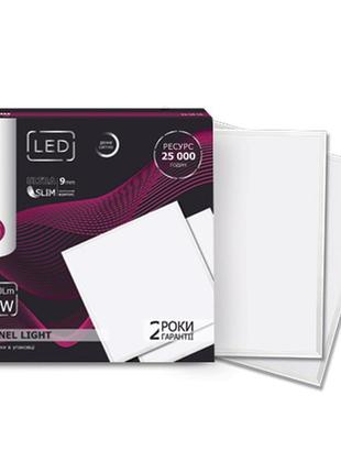 Led светильник velmax v-ups, 48w, панель, 595 * 595mm, 6200k, 4200lm, с блоком питания