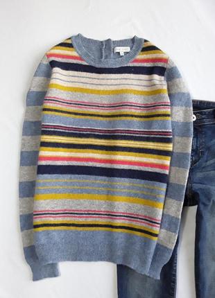 Шерстяной полосатый свитерок ,размер s/m3 фото