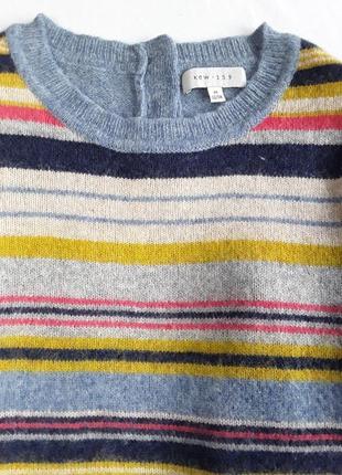Шерстяной полосатый свитерок ,размер s/m6 фото