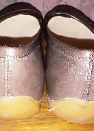 Кожаные туфли-мокасины clarks3 фото